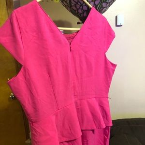 New pink woman’s dress